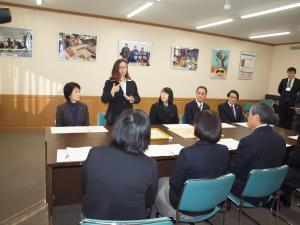 県立聾学校　実習教師　河津　知子　さん