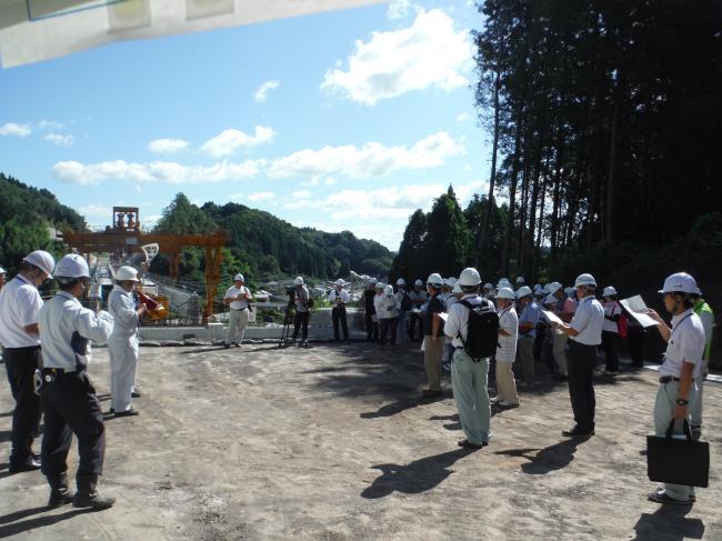 中九州横断道路現場見学会