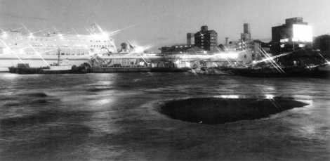 ウォーターフロント開発『ベイプラン』／夕暮れの西大分港周辺