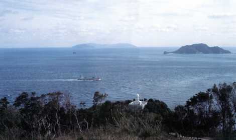 愛媛県佐田岬半島を望む