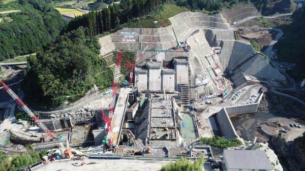 玉来ダム　ダム　建設　工事　建設中ダム　流水型ダム　大分県　九州