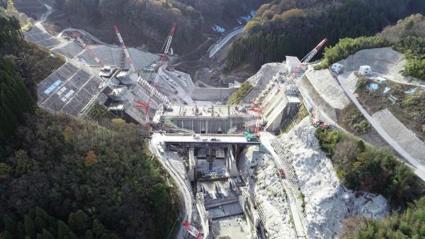 玉来ダム　ダム　建設　工事　建設中ダム　流水型ダム　大分県　九州