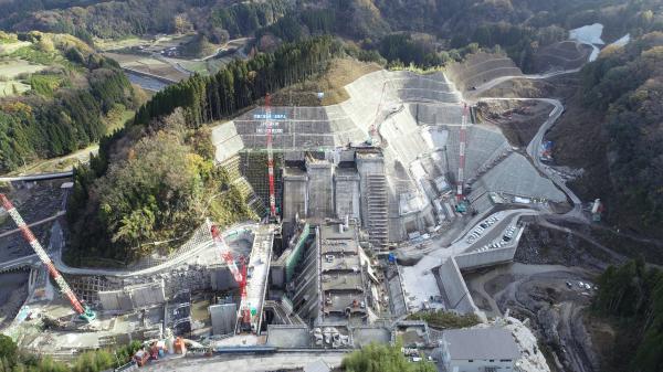 玉来ダム　ダム　建設　工事　建設中ダム　流水型ダム　大分県　九州