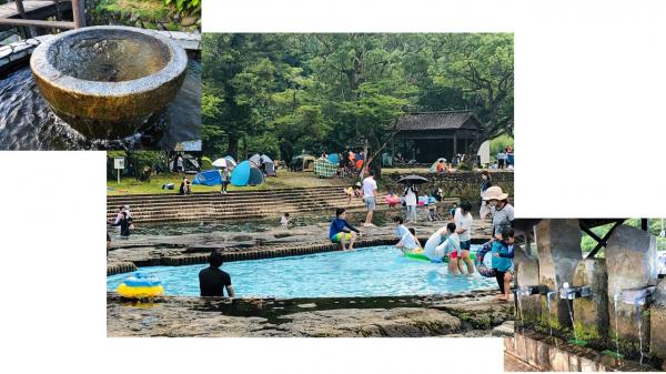 河宇田湧水　中島公園名水河川プール