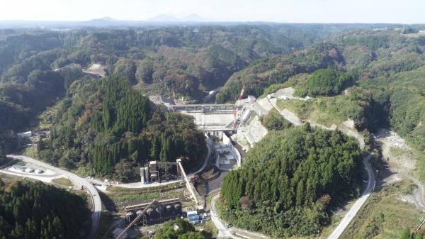 玉来ダム　建設中ダム　大分県