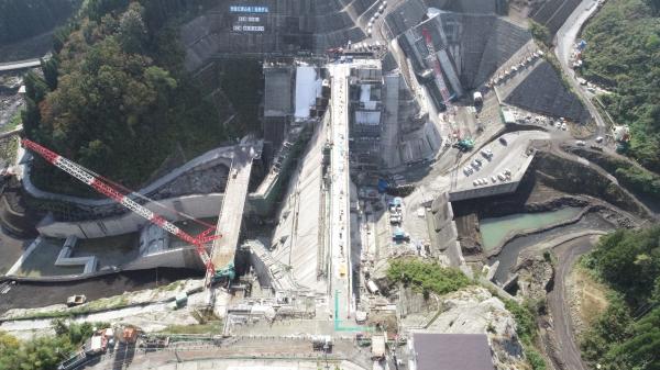 玉来ダム　建設中ダム　大分県