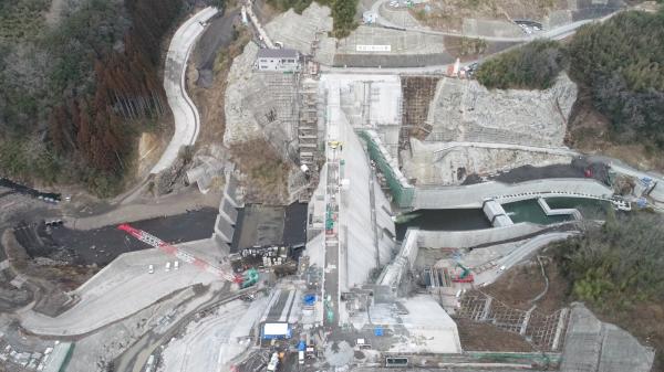 玉来ダム　建設中ダム　大分県