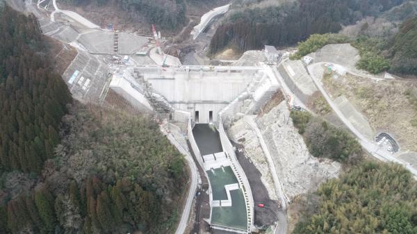 玉来ダム　建設中ダム　大分県