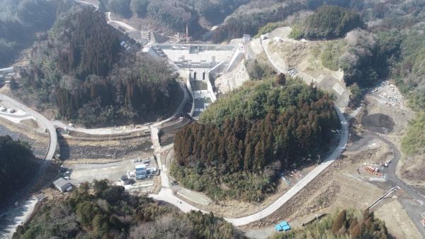 玉来ダム　建設中ダム　大分県