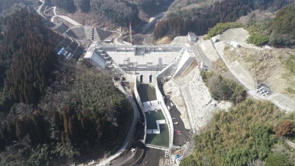 玉来ダム　建設中ダム　大分県