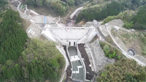 玉来ダム　建設中ダム　大分県