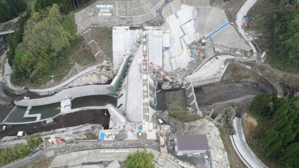 玉来ダム　建設中ダム　大分県