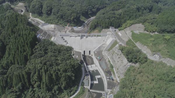 玉来ダム　建設中ダム　大分県