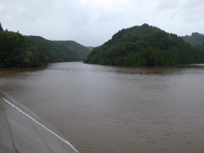 玉来ダム　大分県　試験湛水　R4.9.19ダム位置状況