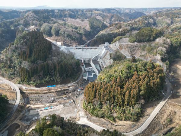 玉来ダム　建設中ダム　大分県