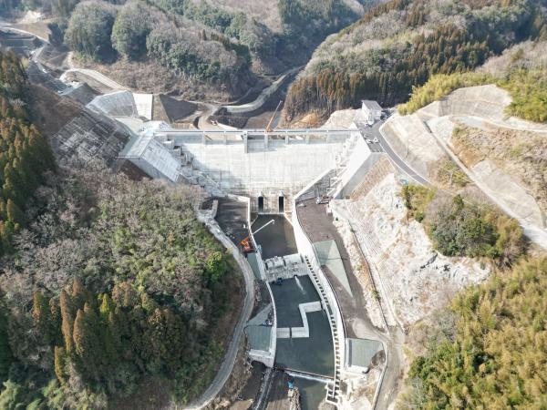 玉来ダム　建設中ダム　大分県