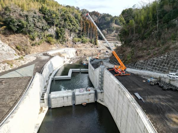 玉来ダム　建設中ダム　大分県