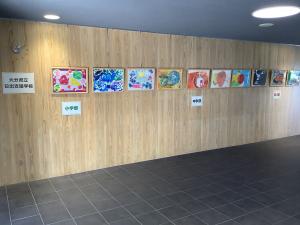 日出支援学校絵画