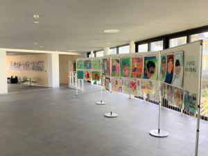 大分支援学校展示作品全景