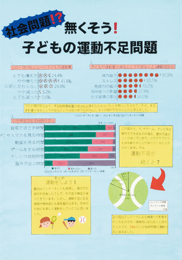 社会問題！？無くそう！子どもの運動不足問題