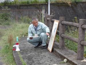 師田原ダム現地説明２