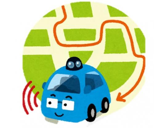 運転ルートの効率化のイメージです。