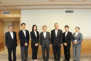 桑田副知事、派遣隊員、Jica関係者