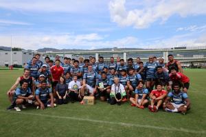 スティーラーズかぼす贈呈