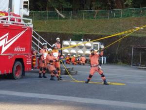 救出ロープ操作