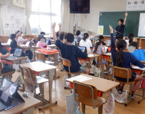 （写真）生活排水出張教室