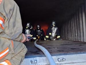 中性帯崩し放水直後