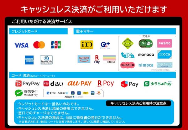 キャッシュレス案内