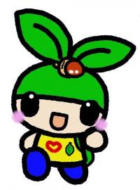 もりりんのイラスト（散歩）