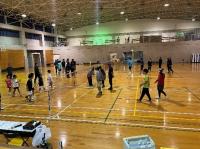 子育て・働く世代のスポーツライフサポート事業(ここのえ:バドミントン交流会②)