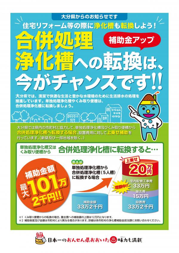 合併処理浄化槽補助制度