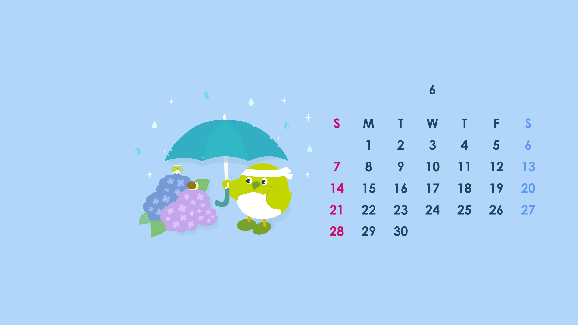 めじろん壁紙６月