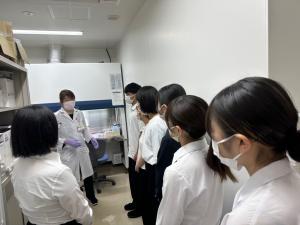 病院見学の様子①
