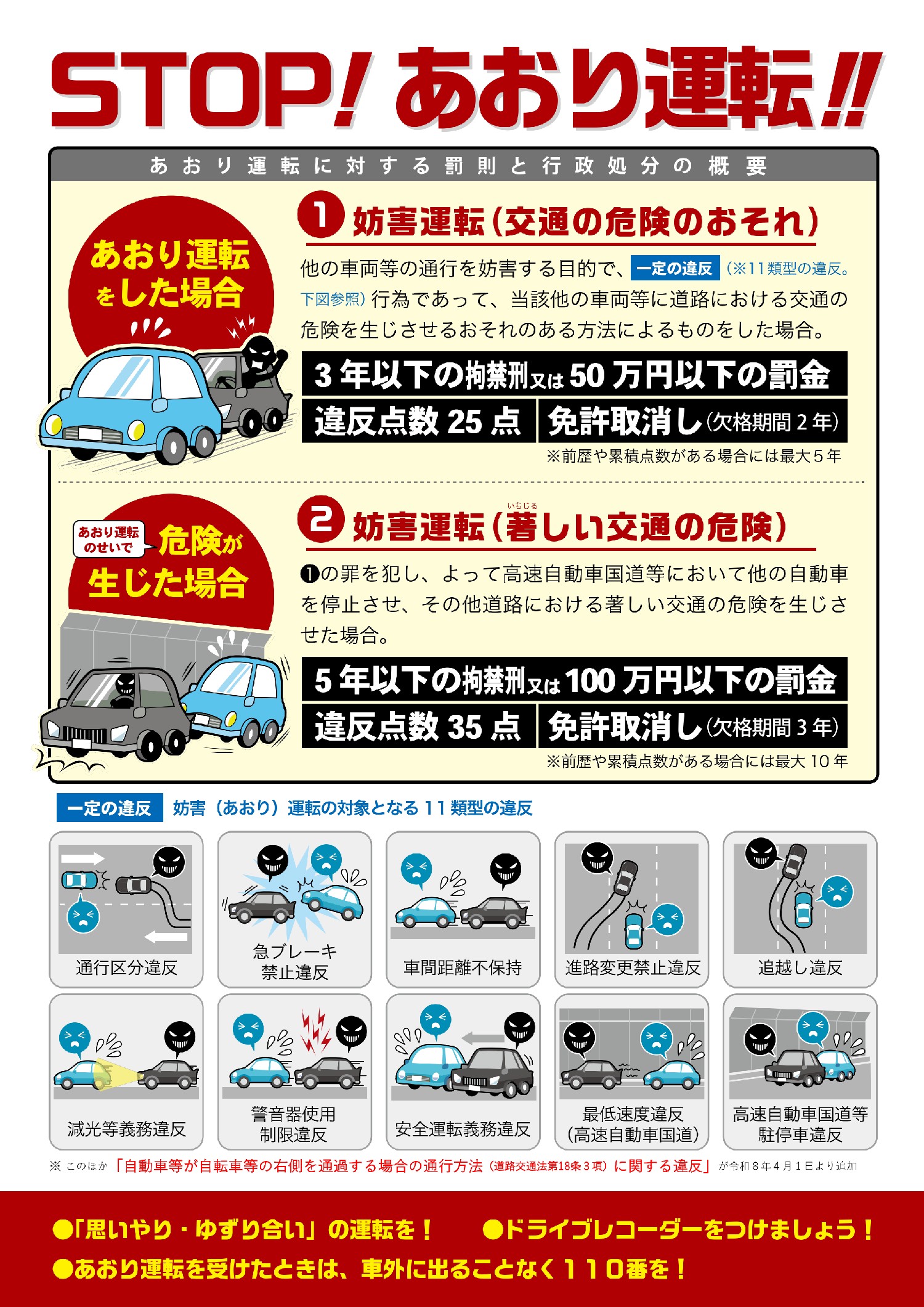 妨害運転防止リーフレット裏
