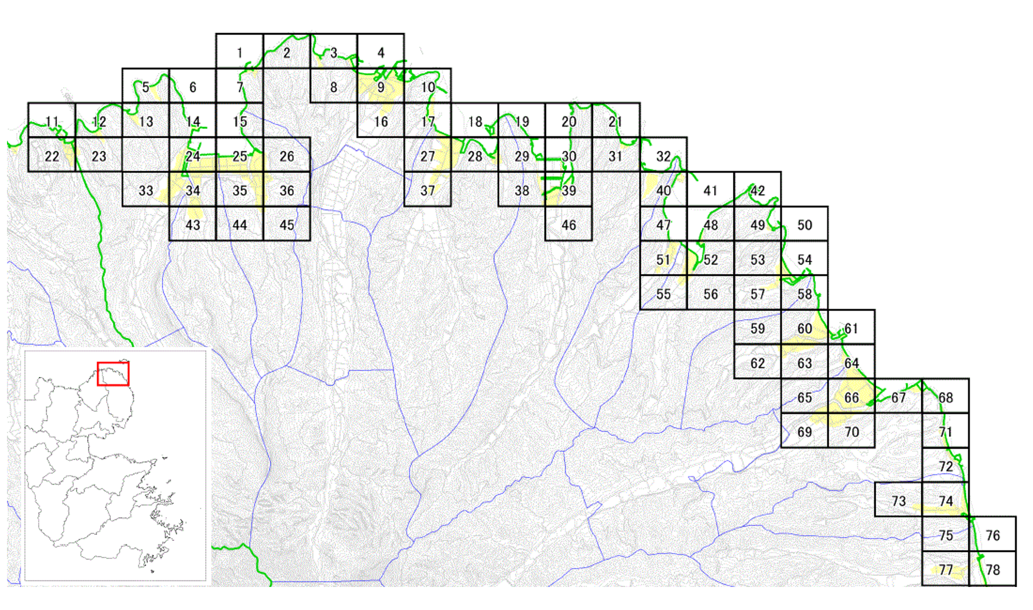 国東市位置図１