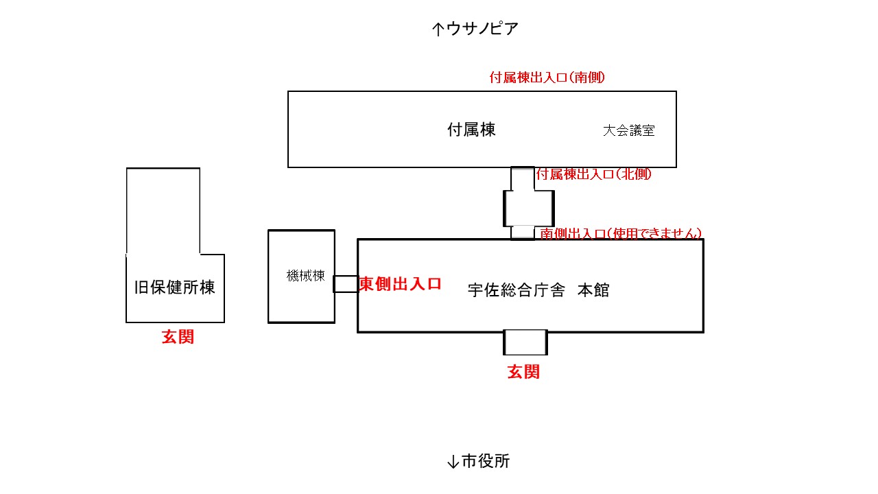 庁舎配置図