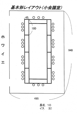 小会議室レイアウト