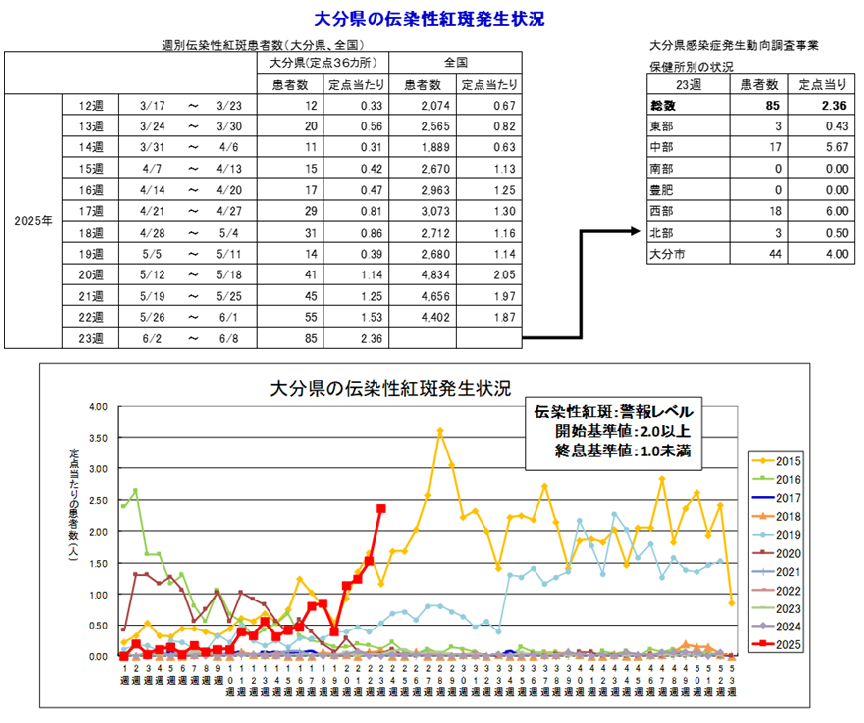 伝染性紅斑23ｗ