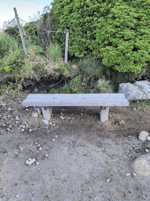 休憩用ベンチの修繕(牧ノ戸峠登山口~沓掛山)